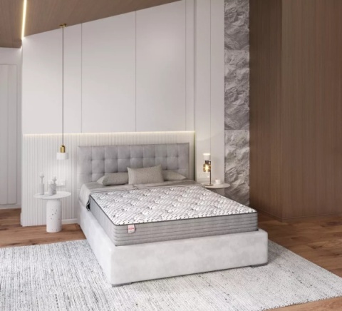Materac z pamięcią kształtu, H3 OSLO 120x200x29 TENCEL BORDER CARO