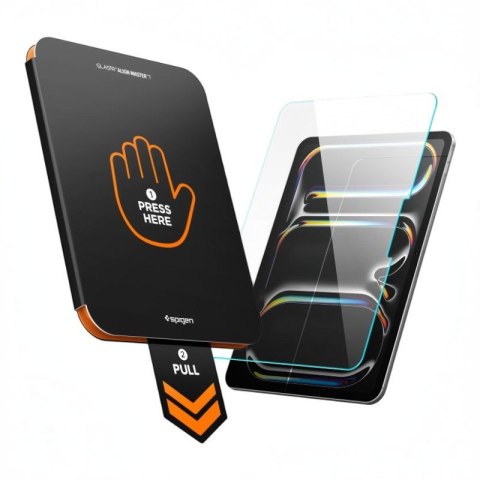 Spigen ALM Glas.tR T - Szkło hartowane do Apple iPad Pro 11" (M5, 2025 / M4, 2024) (Przezroczysty)