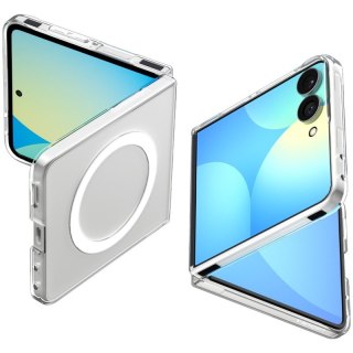 Spigen AirSkin MagSafe - Etui do Samsung Galaxy Z Flip 8 (Clear/White)