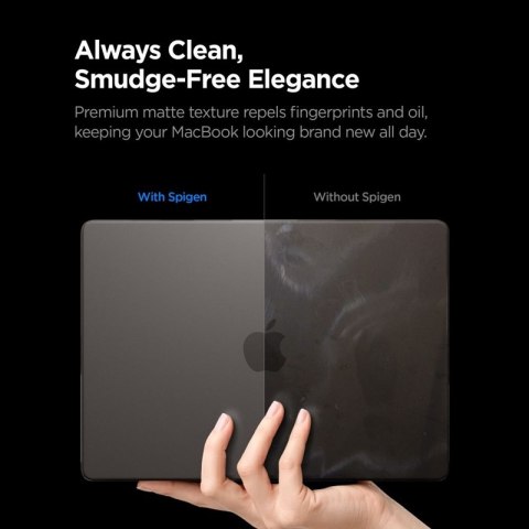 Spigen AirSkin - Obudowa MacBook Pro 14" (M5/M4/M3/M2/M1/2026-2021) (Frost Black)
