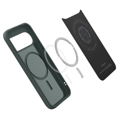 Spigen Liquid Air Mag MagSafe - Etui do Google Pixel 11 (Abyss Green)