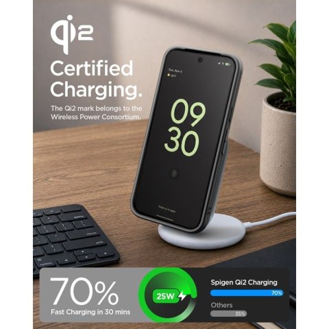 Spigen Liquid Air Mag MagSafe - Etui do Google Pixel 11 (Matte Black)