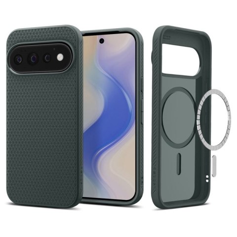 Spigen Liquid Air Mag MagSafe - Etui do Google Pixel 11 Pro (Abyss Green)