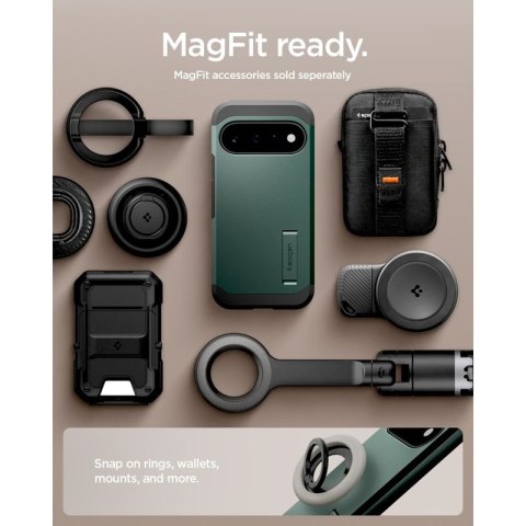 Spigen Tough Armor Mag MagSafe - Etui do Google Pixel 11 (Abyss Green)