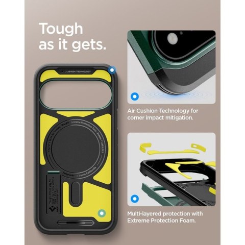 Spigen Tough Armor Mag MagSafe - Etui do Google Pixel 11 Pro (Abyss Green)