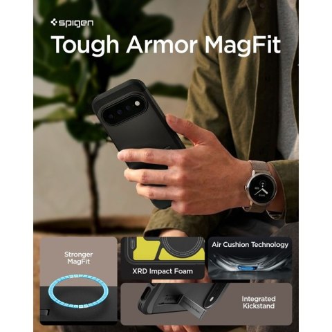 Spigen Tough Armor Mag MagSafe - Etui do Google Pixel 11 Pro (Black)