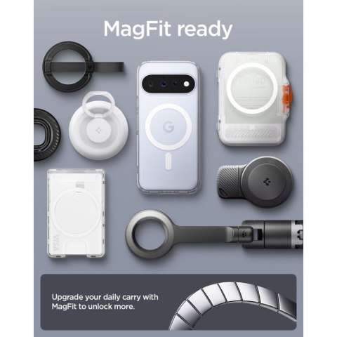 Spigen Ultra Hybrid Mag MagSafe - Etui do Google Pixel 11 (Clear/White)