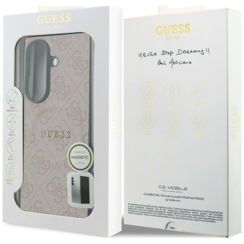 Guess 4G Classic MagSafe - Etui Samsung Galaxy Z Fold 8 Ultra (różowy)