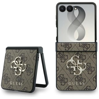 Guess Big 4G Logo - Etui Samsung Galaxy Z Flip 8 (brązowy)