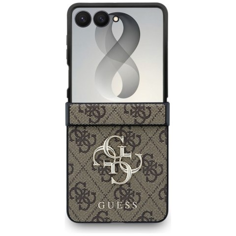 Guess Big 4G Logo - Etui Samsung Galaxy Z Flip 8 (brązowy)