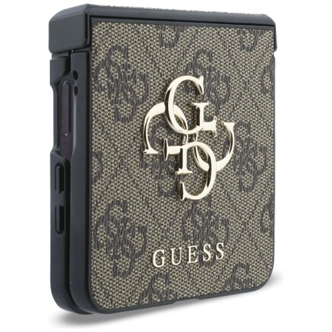 Guess Big 4G Logo - Etui Samsung Galaxy Z Flip 8 (brązowy)