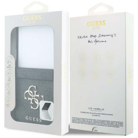 Guess Big 4G Logo - Etui Samsung Galaxy Z Flip 8 (czarny)