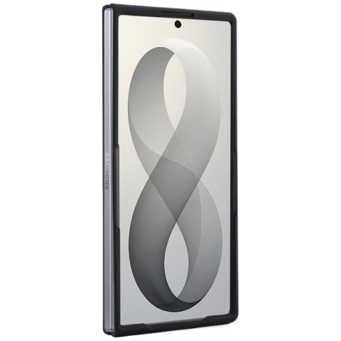 Guess Magnetic Ring Stand Grained Classic Logo MagSafe - Etui Samsung Galaxy Z Fold 8 Ultra (beżowy)