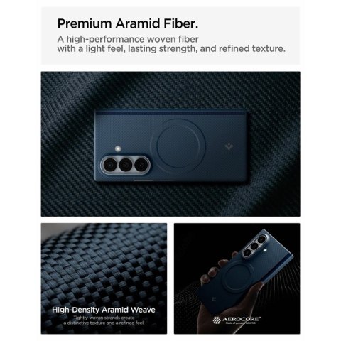 Spigen AirSkin Aramid MagSafe - Etui do Samsung Galaxy Z Fold 8 Ultra (Navy)