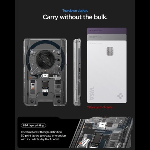 Spigen Ultra Hybrid Wallet MagSafe - Portfel magnetyczny (Neo One)