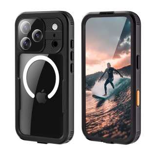 Crong Seal Cover - Wodoodporne etui IP68 do iPhone 17 Pro (czarny)
