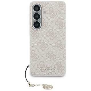 Guess 4G Classic Logo Charm MagSafe - Etui Samsung Galaxy S26 (różowy)