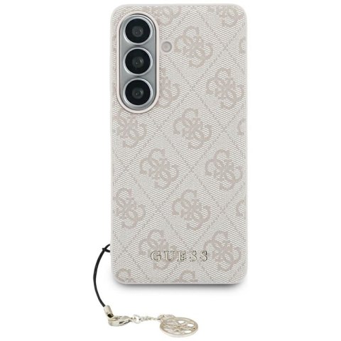 Guess 4G Classic Logo Charm MagSafe - Etui Samsung Galaxy S26 (różowy)