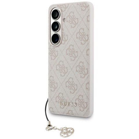 Guess 4G Classic Logo Charm MagSafe - Etui Samsung Galaxy S26 (różowy)