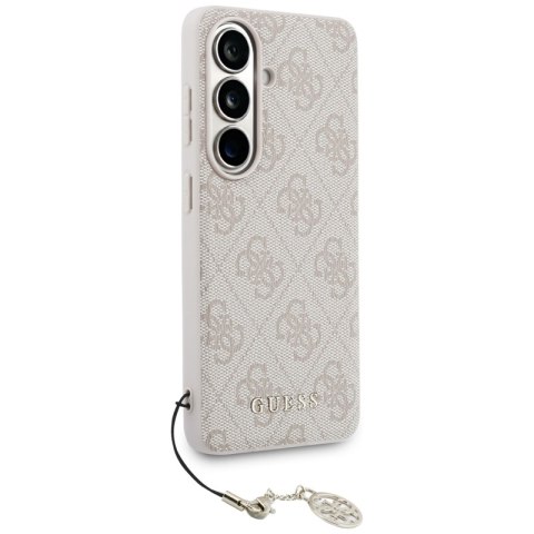 Guess 4G Classic Logo Charm MagSafe - Etui Samsung Galaxy S26 (różowy)