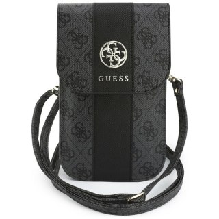 Guess 4G & Classic Logos Stripe Strap - Torebka na telefon (czarny)