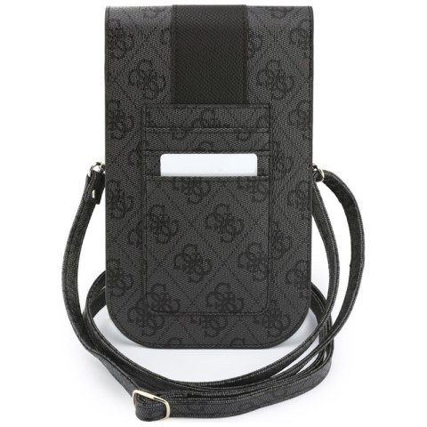 Guess 4G & Classic Logos Stripe Strap - Torebka na telefon (czarny)