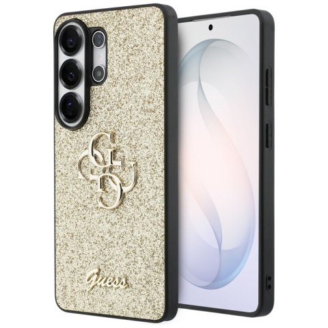 Guess Fixed Glitter Big 4G Metal Logo - Etui Samsung Galaxy S26 Ultra (złoty)