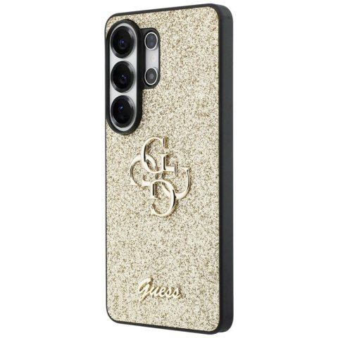Guess Fixed Glitter Big 4G Metal Logo - Etui Samsung Galaxy S26 Ultra (złoty)