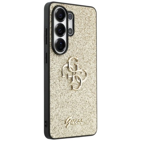 Guess Fixed Glitter Big 4G Metal Logo - Etui Samsung Galaxy S26 Ultra (złoty)