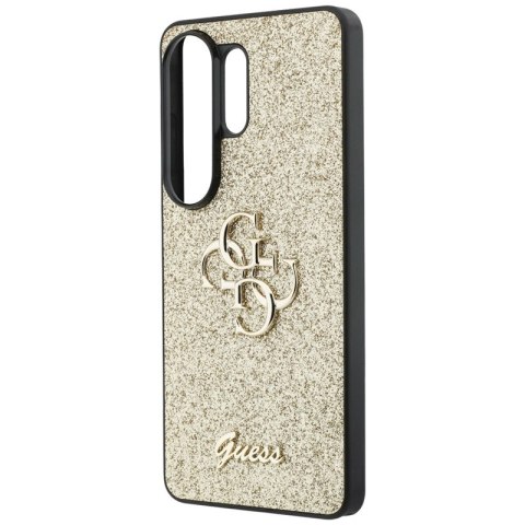 Guess Fixed Glitter Big 4G Metal Logo - Etui Samsung Galaxy S26 Ultra (złoty)