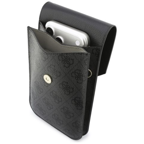 Guess Graines 4G & Classic Logos - Torebka na telefon (czarny)