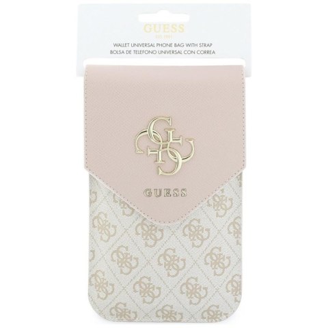 Guess Graines 4G & Classic Logos - Torebka na telefon (różowy)