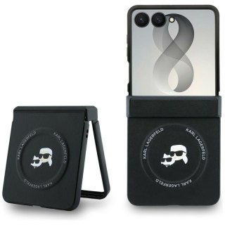 Karl Lagerfeld Karl & Choupette Pins MagSafe - Etui Samsung Galaxy Z Flip 8 (czarny)