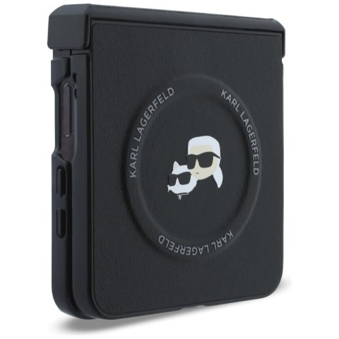 Karl Lagerfeld Karl & Choupette Pins MagSafe - Etui Samsung Galaxy Z Flip 8 (czarny)