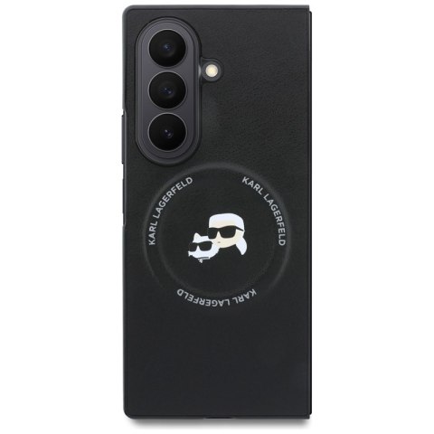 Karl Lagerfeld Karl & Choupette Pins MagSafe - Etui Samsung Galaxy Z Fold 8 Ultra (czarny)