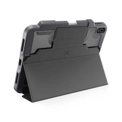 STM Dux Plus - Etui pancerne iPad 11" (2025) / 10.9" (2022) MIL-STD-810G z uchwytem Apple Pencil (Black) wersja EDU/COM