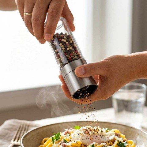 ZESTAW RĘCZNYCH MŁYNKÓW DO PIEPRZU I SOLI SZKLANYCH 259752