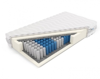 Polski Ortopedyczny Materac pocket H2 Posejdon 80x200x21 SilverActive