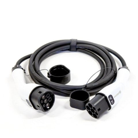 PLATINET EV CHARGING CABLE KABEL DO ŁADOWANIA SAMOCHODU TYPE 2 32A 7,4KW 5M BLACK/WHITE [46296]