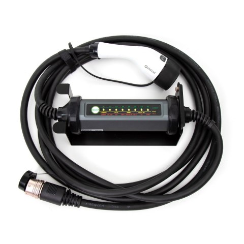 PLATINET EV MOBILE CHARGING STATION 7M CABLE TYPE2 5 ADAPTERS 6A-32A 22KW CHARGER [46018]