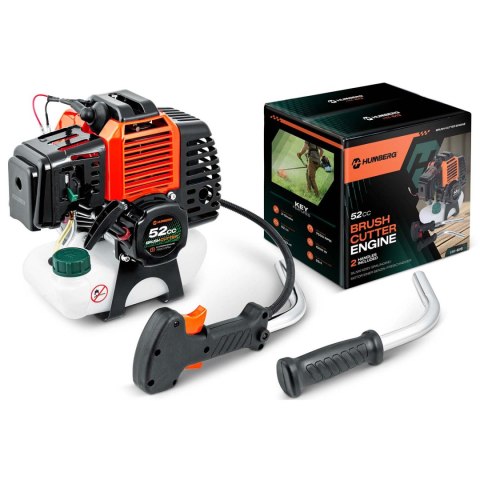 Silnik do kosy spalinowej podkaszarki z uchwytem 52 cc 7500 RPM Humberg HM-615