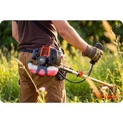 Silnik do kosy spalinowej podkaszarki z uchwytem 52 cc 7500 RPM Humberg HM-615