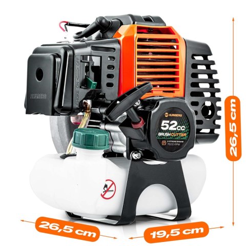 Silnik do kosy spalinowej podkaszarki z uchwytem 52 cc 7500 RPM Humberg HM-615
