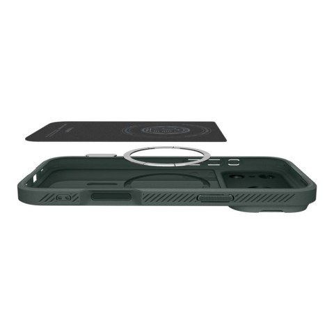 Spigen Optik Armor Mag MagSafe - Etui do iPhone 17 Pro Max (Abyss Green)