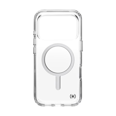 Speck Presidio Perfect Clear MagSafe - Etui iPhone 17 Pro (Clear / Silver)