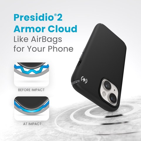 Speck Presidio2 Pro Magsafe - Etui iPhone 17e / 16e / 15 / 14 / 13 (Black / Slate Grey / White)