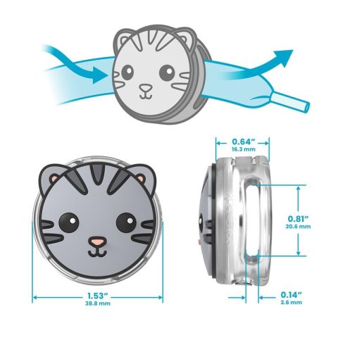 Speck Tagimals - Etui / uchwyt do AirTag 1 / 2 (zestaw 4 szt)