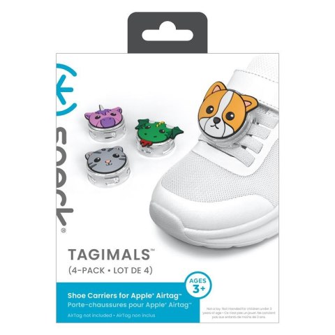 Speck Tagimals - Etui / uchwyt do AirTag 1 / 2 (zestaw 4 szt)