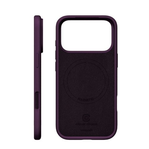 Crong Color Cover Magnetic - Etui MagSafe iPhone 18 Pro Max / 17 Pro Max (śliwkowy)