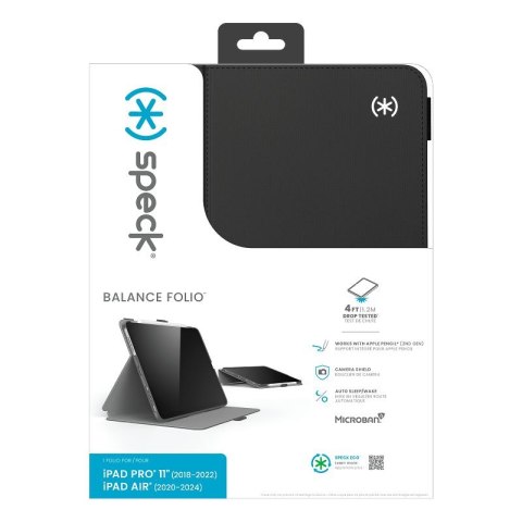 Speck Balance Folio - Etui iPad Air 11" (2026 - 2024) / iPad Air 10.9" (5-4 gen.) (2022-2020) / iPad Pro 11" (2022-2018) (Black)